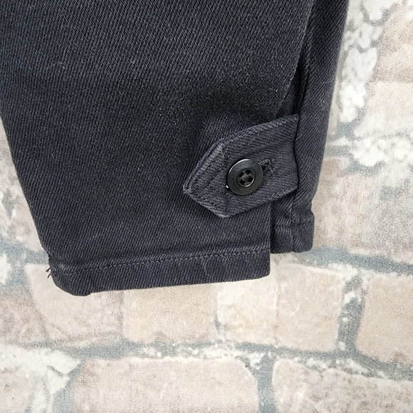 Aritzia Wilfred Free Modern Cargo High Waist Barrel Leg Pant Black Size 12 - Picture 13 of 13